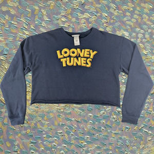 Looney Tunes Crop Top Sweater XS
